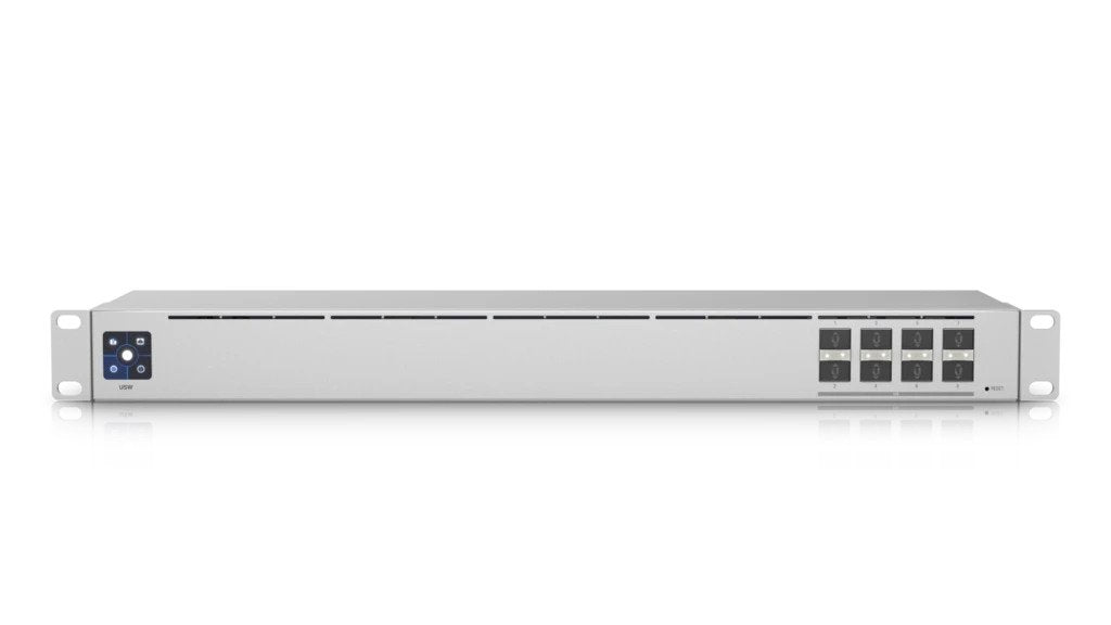 Ubiquiti UniFi USW-Aggregation, 8-port 10G SFP+ Aggregation Switch, Layer 2 Switch, Fanless, 1U Rackmount, Ubiquiti UniFi USW-Aggregation, 8-port 10G SFP+ Aggregation Switch, Layer 2 Switch, Fanless, 1U Rackmount,